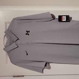 Nike Men's Michigan Wolverines Polo sz.Large
